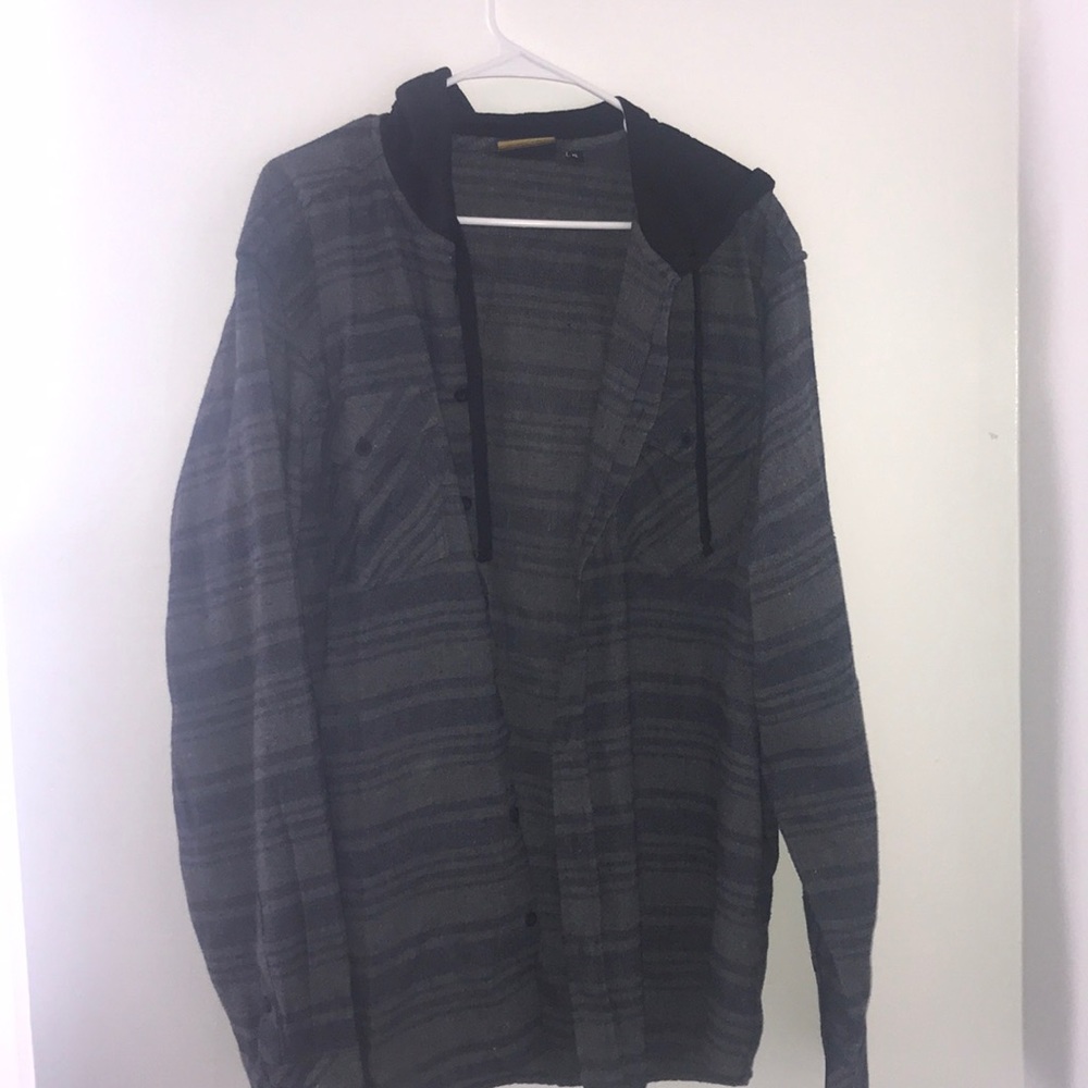 Men’s flannel hoodie